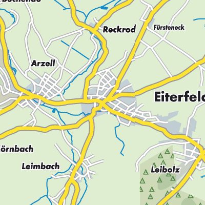 Übersichtsplan Eiterfeld