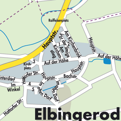 Stadtplan Elbingerode