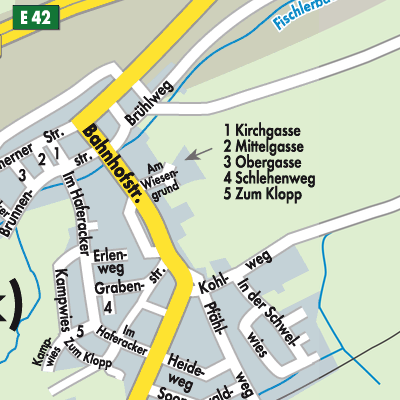 Stadtplan Ellern (Hunsrück)