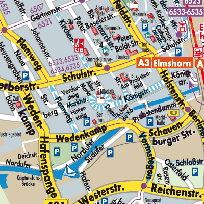 Stadtplan Elmshorn