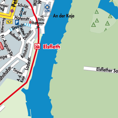 Stadtplan Elsfleth