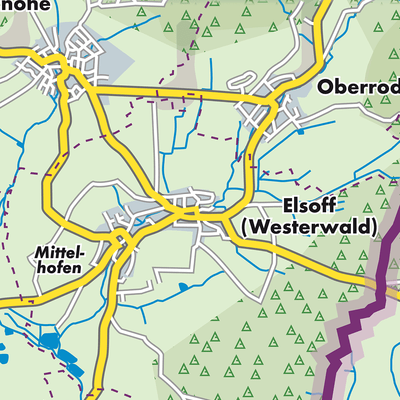 Übersichtsplan Elsoff (Westerwald)