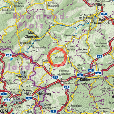 Landkarte Elzweiler