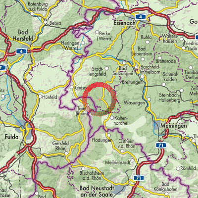 Landkarte Empfertshausen