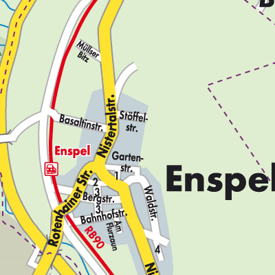 Stadtplan Enspel