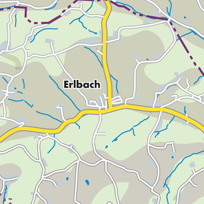 Übersichtsplan Erlbach