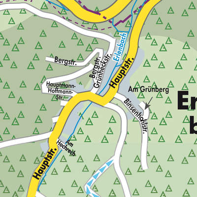 Stadtplan Erlenbach bei Dahn