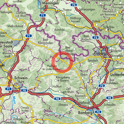 Landkarte Ermershausen