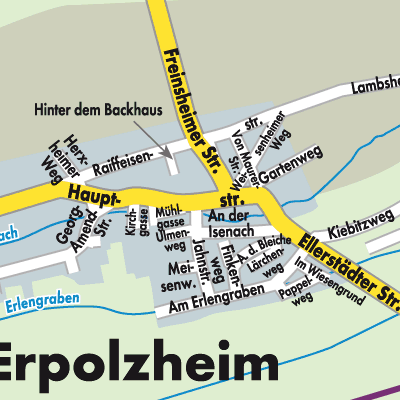 Stadtplan Erpolzheim