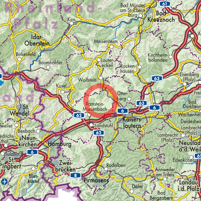 Landkarte Erzenhausen