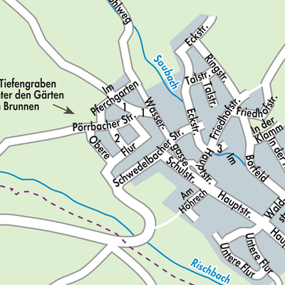 Stadtplan Erzenhausen
