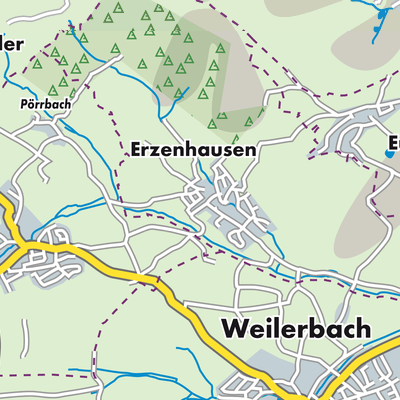 Übersichtsplan Erzenhausen