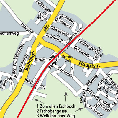Stadtplan Eschbach