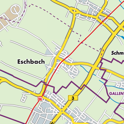 Übersichtsplan Eschbach
