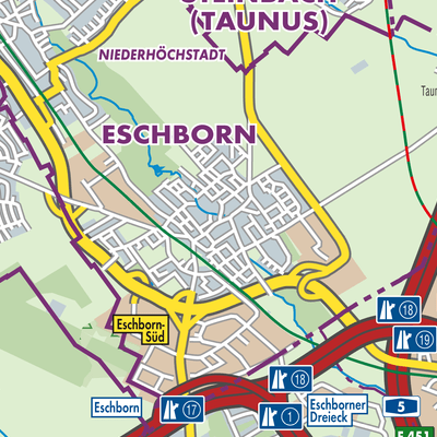 Übersichtsplan Eschborn