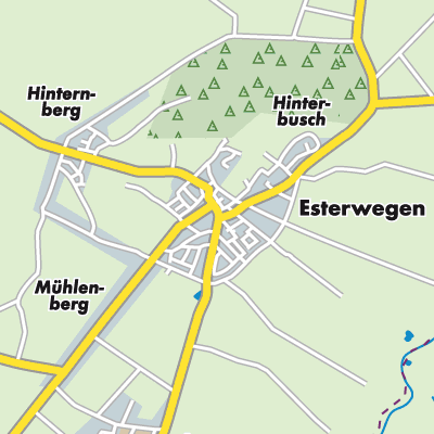 Übersichtsplan Esterwegen