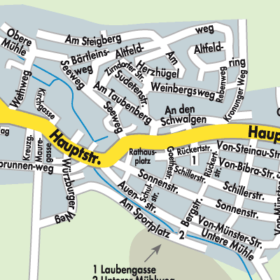 Stadtplan Euerbach