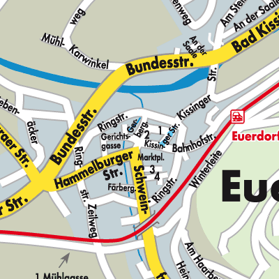 Stadtplan Euerdorf