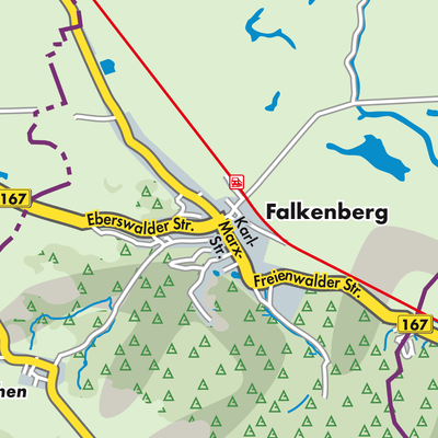 Übersichtsplan Falkenberg