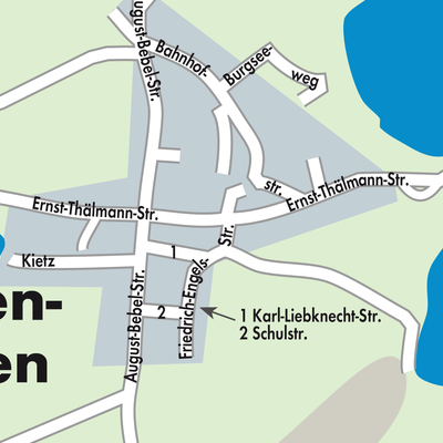 Stadtplan Falkenhagen (Mark)