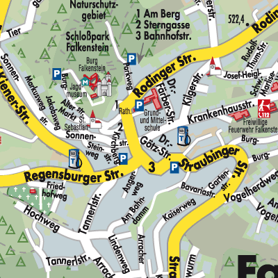 Stadtplan Falkenstein