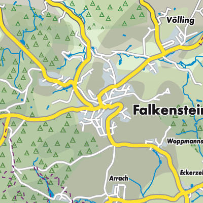 Übersichtsplan Falkenstein