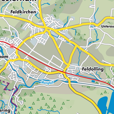 Übersichtsplan Feldkirchen-Westerham