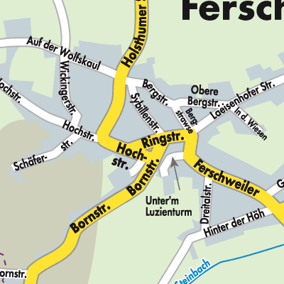 Stadtplan Ferschweiler