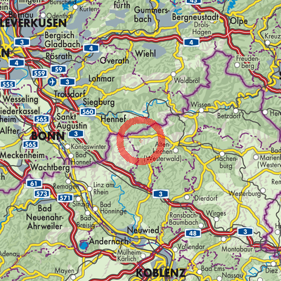 Landkarte Fiersbach