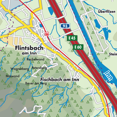 Übersichtsplan Flintsbach am Inn
