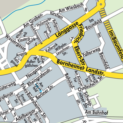 Stadtplan Flonheim