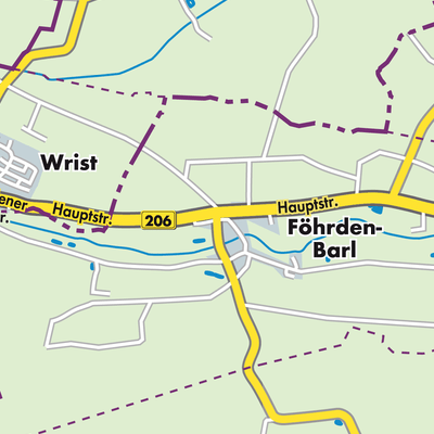 Übersichtsplan Föhrden-Barl
