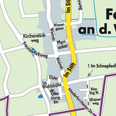 Stadtplan Forst an der Weinstraße