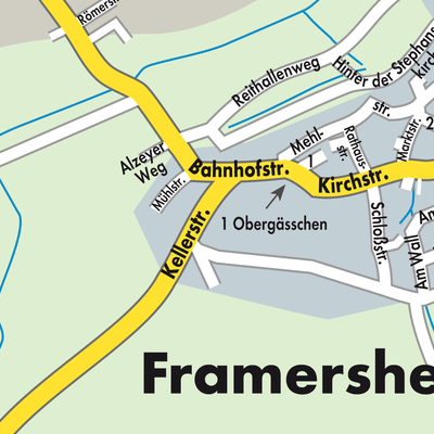Stadtplan Framersheim