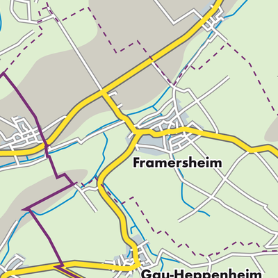 Übersichtsplan Framersheim