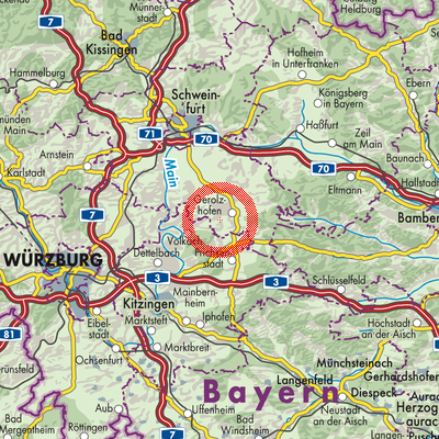 Landkarte Frankenwinheim