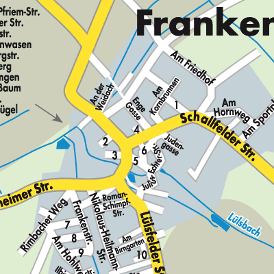 Stadtplan Frankenwinheim