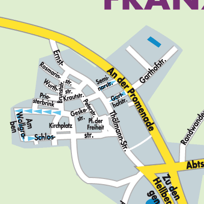 Stadtplan Franzburg