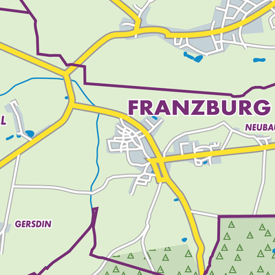 Übersichtsplan Franzburg