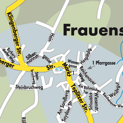 Stadtplan Frauenstein