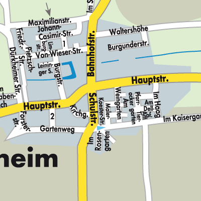 Stadtplan Friedelsheim