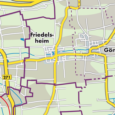 Übersichtsplan Friedelsheim
