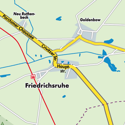 Übersichtsplan Friedrichsruhe