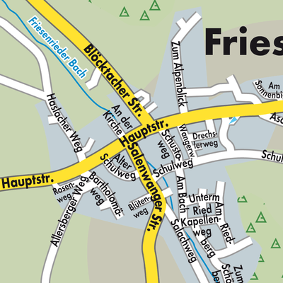 Stadtplan Friesenried