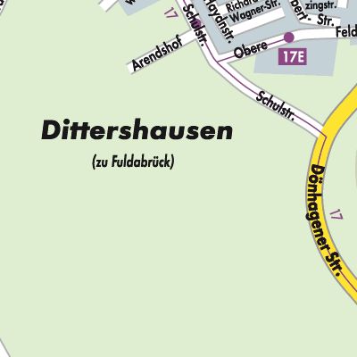 Stadtplan Fuldabrück