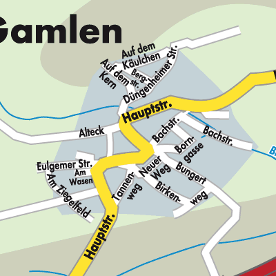 Stadtplan Gamlen