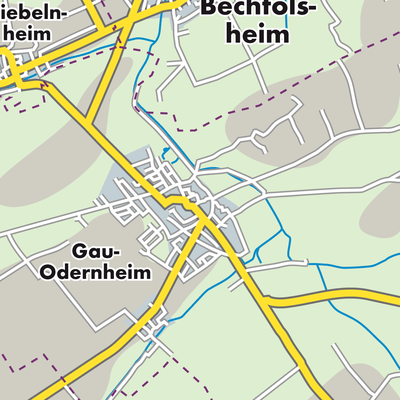 Übersichtsplan Gau-Odernheim