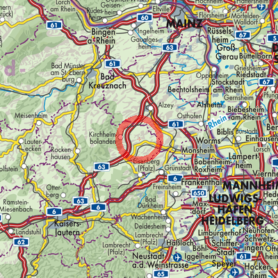 Landkarte Gauersheim