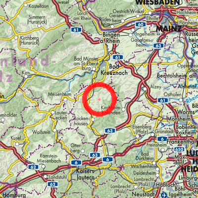 Landkarte Gaugrehweiler