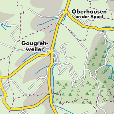 Übersichtsplan Gaugrehweiler